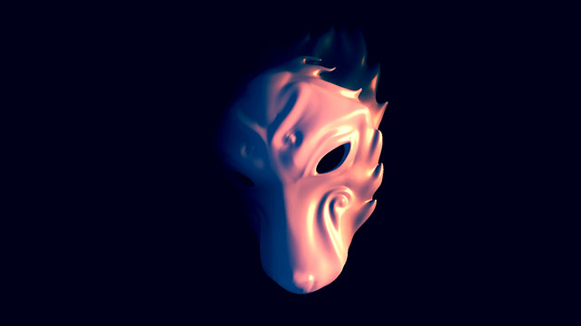 Early version of mask exploring colors