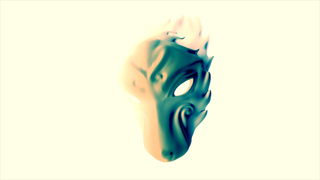 Early version of mask exploring colors